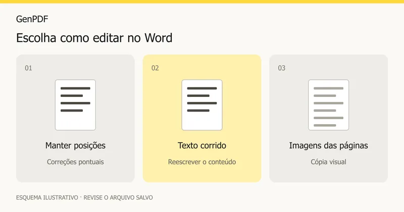 Três formas de levar uma página PDF para Word